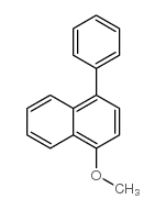 1-Methoxy-4-phenylnaphthalene结构式
