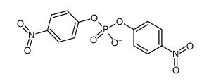 bis(4-nitrophenyl)phosphate ion结构式