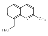 8-乙基-2-甲基喹啉结构式