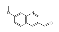 7-甲氧基-喹啉-3-甲醛结构式