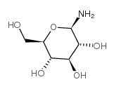 beta-D-吡喃葡萄糖胺结构式