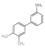 3',4'-DIMETHYLBIPHENYL-3-YLAMINE结构式