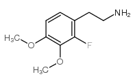 [2-(2-氟-3,4-二甲氧基)苯基]乙胺结构式