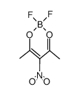 2,2-difluoro-4,6-dimethyl-5-nitro-2H-1l3,3,2l4-dioxaborinine结构式