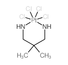 Platinum,tetrachloro(2,2-dimethyl-1,3-propanediamine-N,N')-, (OC-6-22)- (9CI)结构式