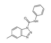 5-methyl-benzotriazole-1-carboxylic acid anilide结构式