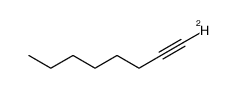 1-deuterio-1-octyne结构式