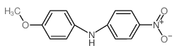 4-甲氧基-n-(4-硝基苯基)苯胺结构式