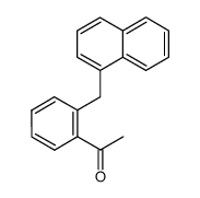 1-(2-[1]naphthylmethyl-phenyl)-ethanone结构式