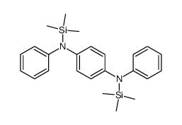 N,N'-bis(trimethylsilyl)-N,N-diphenyl-4,4'-phenylendiamine结构式