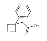 1-苯基环丁烷乙酸结构式