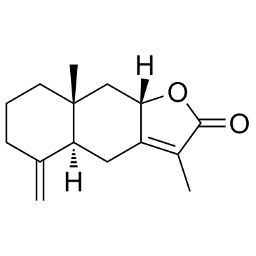 白术内酯II； 苍术内酯II结构式