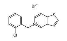 5-(2-chloro-benzyl)-thieno[3,2-c]pyridinium, bromide结构式