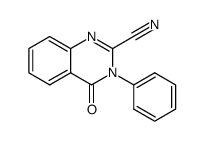 4-oxo-3-phenyl-3,4-dihydroquinazoline-2-carbonitrile结构式