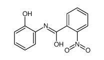 N-(2-羟基苯基)-2-硝基苯甲酰胺结构式