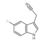 5-氟吲哚-3-乙腈结构式