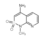 1-METHYL-2,2-DIOXO-1,2-DIHYDRO-2LAMBDA6-PYRIDO[2,3-C][1,2]THIAZIN-4-YLAMINE结构式