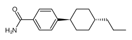 4-(trans-4-propylcyclohexyl)benzamide结构式