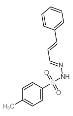 p-Toluenesulfonic acid, cinnamylidenehydrazide结构式