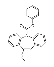 phenyl 10-methoxy-5H-dibenzo[b,f]azepine-5-carboxylate结构式