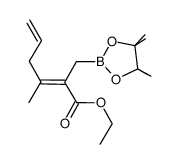 cis-Me(allyl)CCCOOEt(CH2B(OCMe2)2)结构式