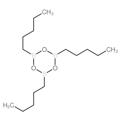 2,4,6-tripentyl-1,3,5,2,4,6-trioxatriborinane结构式