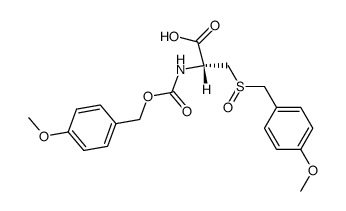 Z(OMe)-Cys(MBzl)(O)-OH结构式