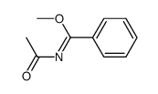 N-acetyl methyl benzimidate结构式