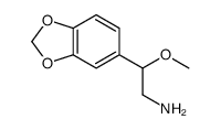 2-(1,3-benzodioxol-5-yl)-2-methoxyethanamine结构式