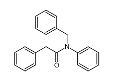 N-benzyl-N-phenyl-2-phenylacetamide结构式