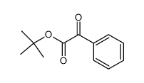 tert-butyl 2-oxo-2-phenylacetate结构式
