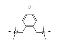 [o-((trimethylsilyl)methyl)benzyl]trimethylammonium chloride结构式