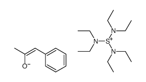 tris(diethylamino)sulfonium (Z)-1-phenylprop-1-en-2-olate结构式