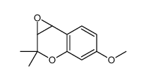 5-methoxy-2,2-dimethyl-1a,7b-dihydrooxireno[2,3-c]chromene结构式