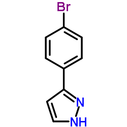 3-(4-溴苯基吡唑结构式