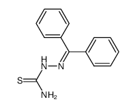 2-(diphenylmethylene)hydrazinecarbothioamide结构式