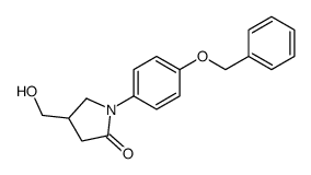 4-(hydroxymethyl)-1-(4-phenylmethoxyphenyl)pyrrolidin-2-one结构式