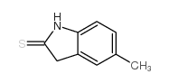 5-METHYL-1,3-DIHYDRO-INDOLE-2-THIONE结构式