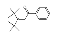 Di-tert-butylphenacylphosphine结构式