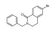 2-benzyl-6-bromo-3,4-dihydroisoquinolin-1-one结构式