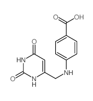 4-[(2,6-dioxo-3H-pyrimidin-4-yl)methylamino]benzoic acid结构式