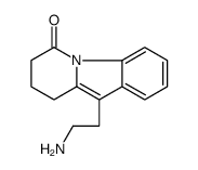 10-(2-aminoethyl)-8,9-dihydro-7H-pyrido[1,2-a]indol-6-one结构式