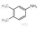 3,4-dimethylaniline结构式