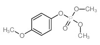 1-dimethoxyphosphoryloxy-4-methoxy-benzene结构式