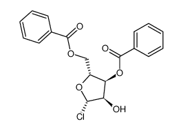 3,5-di-O-benzoyl-β-D-ribofuranosyl chloride结构式