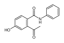 Benzanilide, 2-acetyl-4-hydroxy- (4CI)结构式