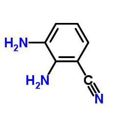 2,3-二氨基苯甲腈结构式