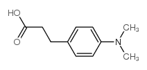 3-[4-(二甲基氨基)苯基]丙酸结构式