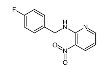 N-[(4-fluorophenyl)methyl]-3-nitropyridin-2-amine结构式