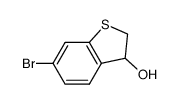 (rac)-6-bromo-2,3-dihydrobenzo[b]thiophen-3-ol结构式